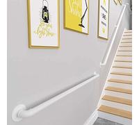 RTY-SC Bianca Corrimano for Scale | Metallo in Ferro battuto ringhiera delle Scale Interni ed Esterni |Scala ringhierw Kit con staffe da Parete | Braccioli Guardrail for disabili, Anziani, 30-300CM