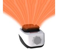 RTYUIO Mini Asciugabiancheria Elettrica Portatile da 1000 W Asciugabiancheria ad Aria Calda Super Silenziosa per Vestiti - Bianca