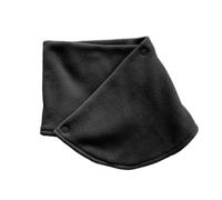 Rtyweth Inverno Nuovo Peluche Sciarpa Morbida Calda Copertura Peluche Più Caldo Protector Outdoor Antivento Fazzoletto Doppio P6l7 Laye, Nero , Taglia unica