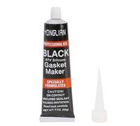 Rtyweth RTV - Guarnizione in silicone nero ad alta temperatura sigillante resistente all'olio per motori auto sigillante ad alta aderenza per autoveicoli