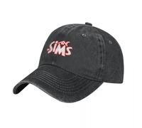 RTZXGIGC The Sims Logo Cappello da Cowboy Gita in Spiaggia Nuovo in The Hat Ragazzo Bambino Regalo da Donna