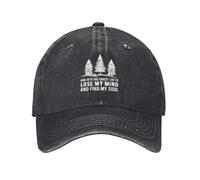 RTZXGIGC Unisex E nel Vado A Perdere La Mia Mente E Trovare La Mia Anima Berretto da Baseball Regolabile Trucker Cappello papà Baseball Snapback cap