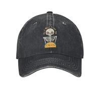 RTZXGIGC Vintage Tutto ciò di Cui Ho Bisogno è L'Amore e Il Berretto da Baseball Taco per Uomo Donna Denim Sun cap Umorismo Messicano Outdoor Running Golf Fit Caps Cappello