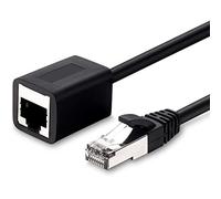 Ruaeoda - Cavo di prolunga Ethernet da 30 m, cavo patch schermato Cat6, cavo RJ45, connettore schermato maschio a femmina