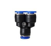 RUAJOGYNVM 10PCS PY/PU/PV/PE/HVFF/SA/PK Pneumatic Fitting Pipe Gas connectors Direct Thrust 4 to 12mm Hose Quick couplings(PY,Use 10mm Hose)
