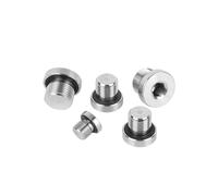 RUAJOGYNVM 1pc Metric Male Thread 304 Stainless Steel Hex Socket ED Sealing Ring Flange Inner Hexagon Bolt Oil Water Pipe Fitting(BSP 1I2)