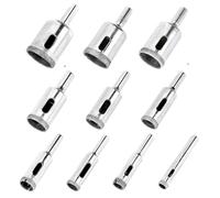 RUAJOGYNVM 1Pcs 6/8/10/12mm Diamond Coated Drill Bit Set Tile Marble Glass Ceramic Hole Saw Drilling Bits for Power Tools Rounding Sander,6mm(12mm) RUAJOGYNVM