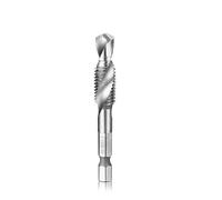 RUAJOGYNVM 1Pcs M3-M10 Screw Tap Drill Bits HSS Taps Woodworking Metric Combination Bit High Speed Steel Bright 1/4 Inch in Quick Change Hex(M10(1PC)) RUAJOGYNVM