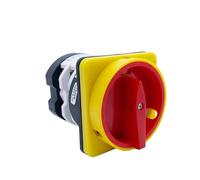 RUAJOGYNVM 20/25/32/50/75/125A Two Poles Rotary Cam Switch YMZ12 Series Padlock Power Cut off Electronic Starter Control off-ON Silver LW31(20A)