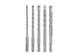 RUAJOGYNVM 5Pcs Hammer SDS Plus Drill Bit Set Cross Tips 4 Cutters 160mm for Concrete Wall Brick Block Masonry Drilling Bits 6mm RUAJOGYNVM