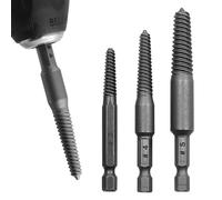 RUAJOGYNVM 5Pcs Screw Extractor Center Drill Bits Guide Set Broken Damaged Bolt Remover Hex Shank and Spanner for Broken Hand Tool RUAJOGYNVM
