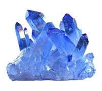 RUAJOGYNVM Celestite Crystals, Blue Calcite Crystal Cristal Stone, Raw Cluster, Protection, for Home Decor Irregular Shaped,400g