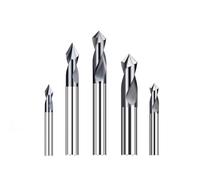 RUAJOGYNVM Drill 2-12mm 2 Flute Chamfer 90 Degree Stub Start Location Bit Carbide(10xD10x75Lx90degree) RUAJOGYNVM
