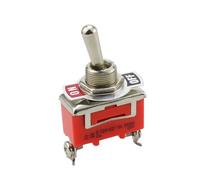RUAJOGYNVM E-TEN1021 2-Pin 2 Terminal ON-off 250V 15A AC Auto Toggle Switch 2 Position Copper Switches Orange(E-TEN1021)