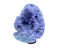 RUAJOGYNVM Grape Agate Egg Crystal Room Decoration Home Aquarium Decor(Size:300-350g)
