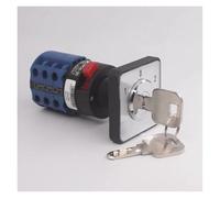 RUAJOGYNVM LW26-20YS5/3 Single Hole Installation 22.3mm Locking Key Dual Power Switching Electronic Starter Transfer 20A Rotary Cam Switch