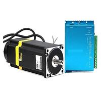 RUAJOGYNVM Nema34 Closed-Loop Stepper Servo Electronic Starter + Digital Display Drive Set 12.5N.m with Encoder 1000 Line with Brake (Size : Electronic Starter with Brake)