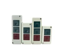 RUAJOGYNVM Push Button Control Switch Box 2P/3P Two/Three Position AC250V 3A 5A ON-off FWD-Rev-off PB-2 PB-3 TB-2 TB-3(BT-2)