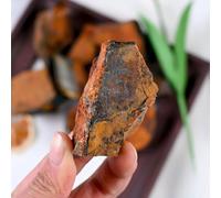 RUAJOGYNVM Yellow-Blue Tiger Eye Stone Irregular Aromatherapy Fish Tank Flower Pot Decorative Crystal Ornaments,200g