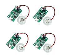 RUANI 4PZ 20MM Ultrasonic Mist Maker Fogger Atomizzatore Trasduttore Atomizzatore Pellicola Piastra Accessori Umidificatore Guarnizione nel Gomma