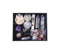 Ruarby 11PCs Naturale Cristallo Grezzo Raws Set Energia Gemme Guarire Pietre di Pietra Per Meditazioni Decorazioni Pietre Gemme