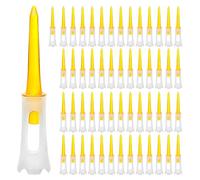 Ruarby 50 pz/pacco Più Distanza Altezza Coerente Golf Tees Castelli Standard Golf Tees Set Per Addestramento Driver Doppio Strato