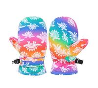 Ruarby Bambini Animale Modello Guanti invernali Guanti da sci flessibili Ragazzo Ragazze Guanti da neve colorati Confortevole dito pieno sci caldo