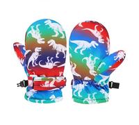 Ruarby Bambini Animale Modello Guanti invernali Guanti da sci flessibili Ragazzo Ragazze Guanti da neve colorati Confortevole dito pieno sci caldo