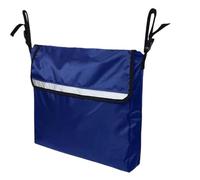 Ruarby Borsa per accessori per sedia a rotelle con portabicchieri grande spazio per sedie elettriche e manuali Organizza lo stoccaggio essenziale della sedia a rotelle, Blu, One Size