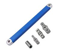 Ruarby Chiave di estensione multiuso dal design ergonomico per elementi di fissaggio difficili da raggiungere con adattatori per unità da 1/2" 1/4" 3/8"