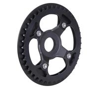 Ruarby Corona centrale della ruota della catena del motore 42T Pignone della lega di alluminio biciclette elettriche Chainwheel con le coperture Enduring lega di alluminio Chainwheel