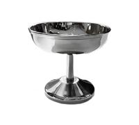 Ruarby Elegante tazza in metallo per dessert e insalate, pratica ciotola per gelato, tazza da tavola, ciotola in metallo