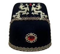 Ruarby Lussuoso cappello squisito finemente dettagliato per mostrare il tuo gusto individuale perfetto per feste culturali cappelli tradizionali cinesi da uomo cappello cinese tradizionale per bambini