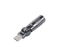 Ruarby Piccolo USB al caricatore veloce di alluminio del connettore di conversione dell'adattatore di C per i telefoni tipo connettore di conversione di C