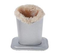 Ruarby Portaocchiali foderato in peluche con base, supporto per occhiali di alta qualità per donne e ragazze, vetrine per gioielli decorativi da tavolo per spettacoli, Misura unica, come descritto