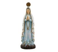 Ruarby Signora delle medaglie Nostra Signora delle Grazie Cattolica Vergine Maria Vergini Maria Statue Regalo Cattolico Resine Vergine Maria Resine Figurine