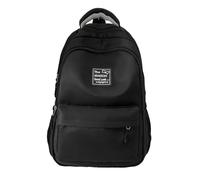 Ruarby Zaino versatile per la scuola, zaino per laptop per studenti, grande capacità, tasche multiple, zaino casual per adolescenti, Nero , I