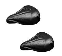 Ruayia Coprisella impermeabile - Set da 2 pezzi - Elastico impermeabile sella per bicicletta, adatto per la maggior parte delle biciclette come bici da strada, mountain bike e bici da trekking, colore