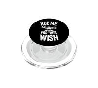 Rub Me For Your Wish - Lampada con scritta "Rub Me For Your Wish PopSockets PopGrip per MagSafe