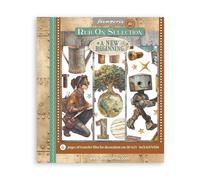 Stamperia - Rub-on Selection for Scrapbooks, Albums, Cards, Bullet Journals and More, Easily Transfer Images onto Paper and Other Surfaces, Perfect for Crafts and Gifting (6 Pages) (A New Beginning)