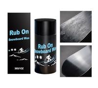Rub On Snowboard Wax - Glide Booster for Winter Speed Control | Paraffin Blend with Pocket Stick Design, Hand Apply Friction Reduction Aid, Cold Weather Board Maintenance for Slopes Parks Trails