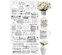 Rub On Sticker con frasi amorevoli come Best Friends Forever, perfetto per biglietti, scrapbooking e decorazioni fai da te
