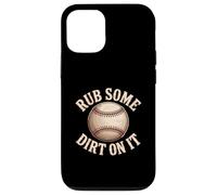 Rub Some Dirt On It Baseball Citazione Vintage Coach Motto Custodia per iPhone 12/12 Pro