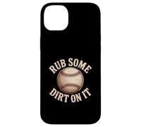 Rub Some Dirt On It Baseball Citazione Vintage Coach Motto Custodia per iPhone 14 Plus