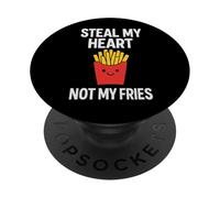 Ruba il mio cuore, non patatine frit PopSockets PopGrip Adesivo
