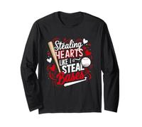 Rubare Cuori Come rubare basi Softball Baseball Batter Maglia a Manica