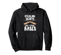 Rubare Cuori Come Rubo Basi - Softball Felpa con Cappuccio