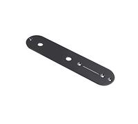 Rubatone Piastra di controllo per chitarra Fender Tele Telecaster Squier Style Chitarra Elettrica Metallo Nero 34,2 mm di larghezza