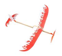Rubber Band Airplane - 44 cm Rubber Band Powered Airplane Toy | Flying Glider Model | Aircraft Kit, Hand Launch Outdoor Flying Toy for Kids Boys Girls | Random Color
