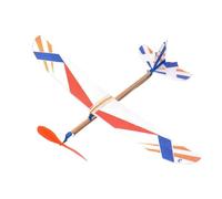 Rubber Band Powered Glider, Foam Glider Planes, 20.08 x 17.32 Inches, Elastic Launch, Durable Lightweight Aircraft Toy, Easy Assembly Design for Outdoor Play Beach Backyard Camping Birthday Party Fun